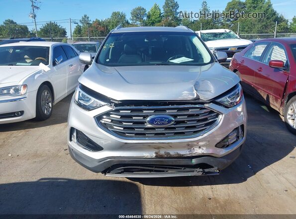2FMPK3J93KBC68206 2019 FORD EDGE Silver Instrument cluster view