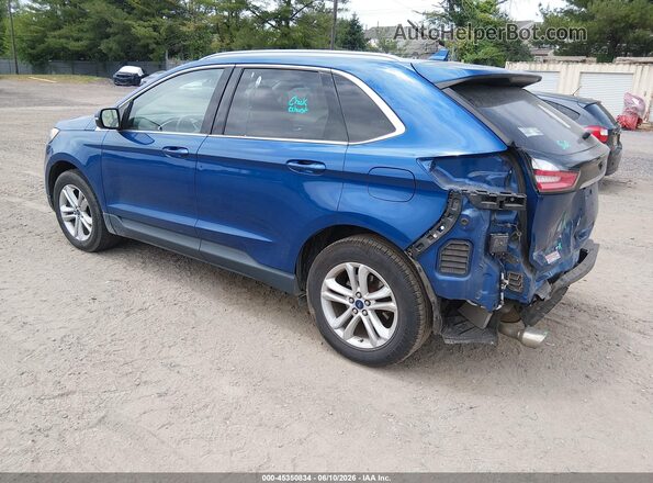 2FMPK3J93LBA28753 2020 FORD EDGE Blue Հետևի ձախ