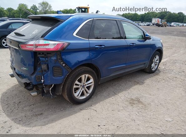 2FMPK3J93LBA28753 2020 FORD EDGE Blue Հետևի աջ