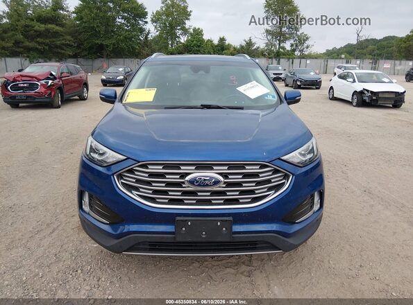 2FMPK3J93LBA28753 2020 FORD EDGE Blue Սալոնի հետևի տեսք