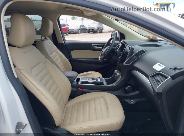 2FMPK3J93MBA40807 2021 FORD EDGE Белый Вид салона спереди