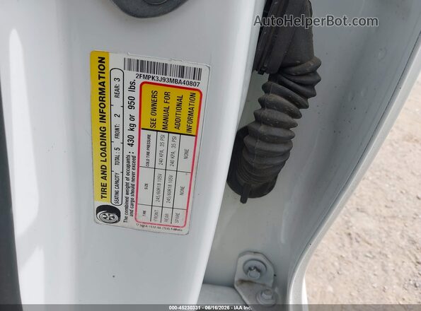 2FMPK3J93MBA40807 2021 FORD EDGE Белый Вид подкапотного пространства