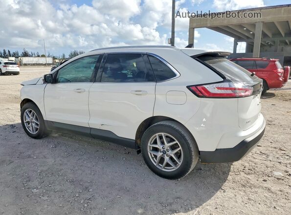 2FMPK3J93MBA43836 2021 FORD EDGE Белый Задняя левая четверть