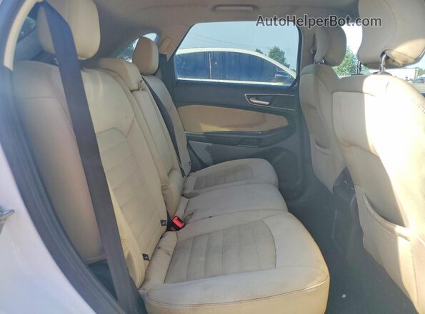 2FMPK3J94GBC00875 2016 FORD EDGE White Вид задньої частини салону