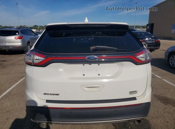 2FMPK3J94GBC00875 2016 FORD EDGE White Вид ззаду