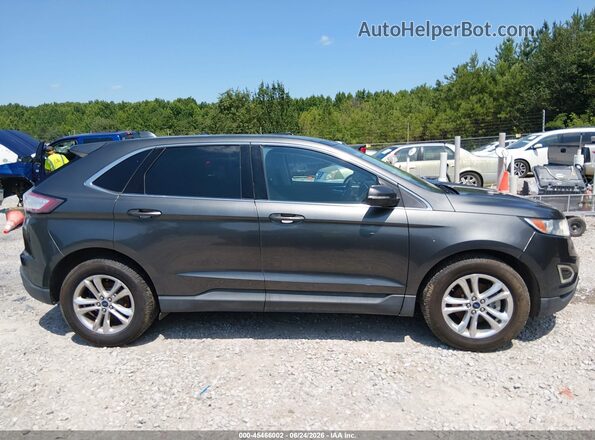 2FMPK3J94GBC52801 2016 FORD EDGE Gray Rear interior view