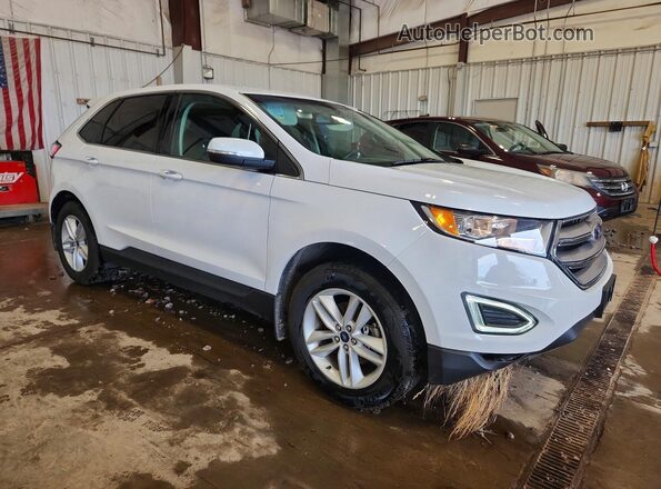 2FMPK3J94JBB09497 2018 FORD EDGE White Delantero derecho