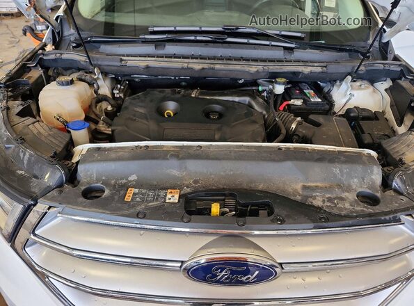 2FMPK3J94JBB09497 2018 FORD EDGE White Vista interior trasera