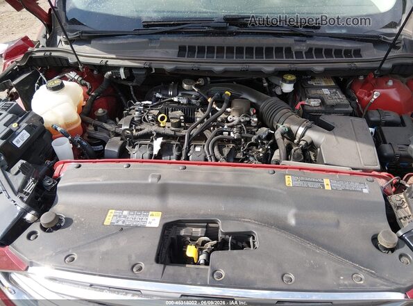 2FMPK3J94KBB46910 2019 FORD EDGE Red უკანა ხედი