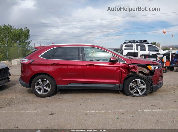 2FMPK3J94KBB46910 2019 FORD EDGE Red უკანა სალონის ხედი