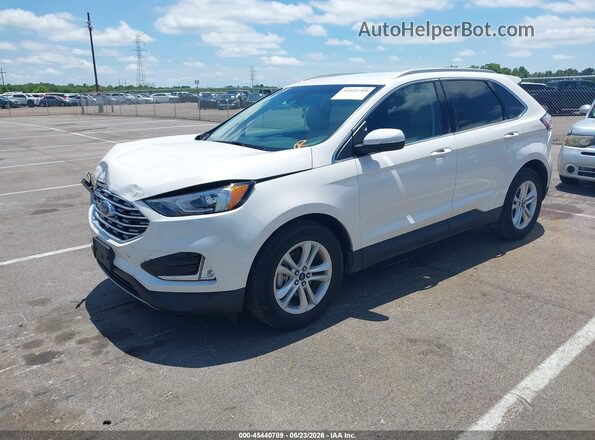 2FMPK3J94KBB67028 2019 FORD EDGE Белый Передняя левая четверть