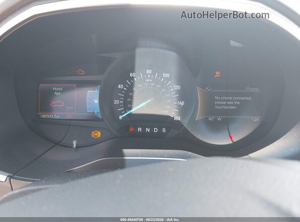 2FMPK3J94KBB67028 2019 FORD EDGE Белый Вид задних сидений