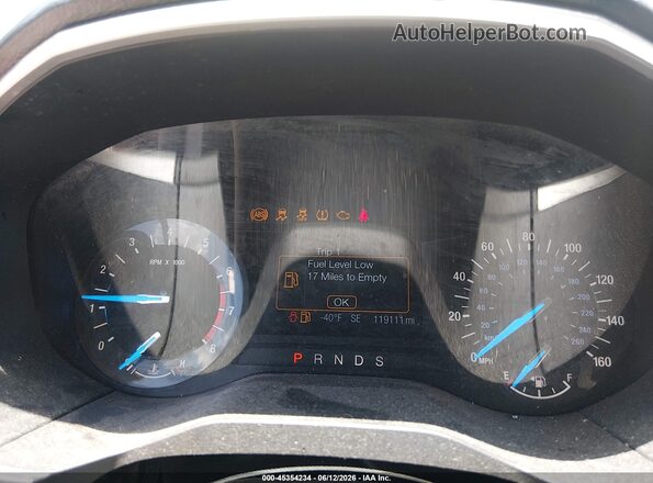 2FMPK3J95HBB10376 2017 FORD EDGE Blue Vista de los asientos traseros