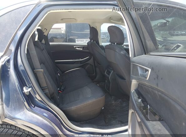 2FMPK3J95HBB10376 2017 FORD EDGE Blue Vista de la etiqueta del VIN