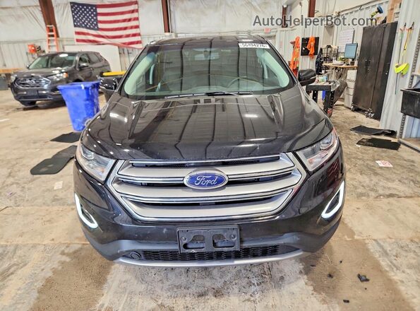 2FMPK3J95HBB93470 2017 FORD EDGE Black Vista frontal