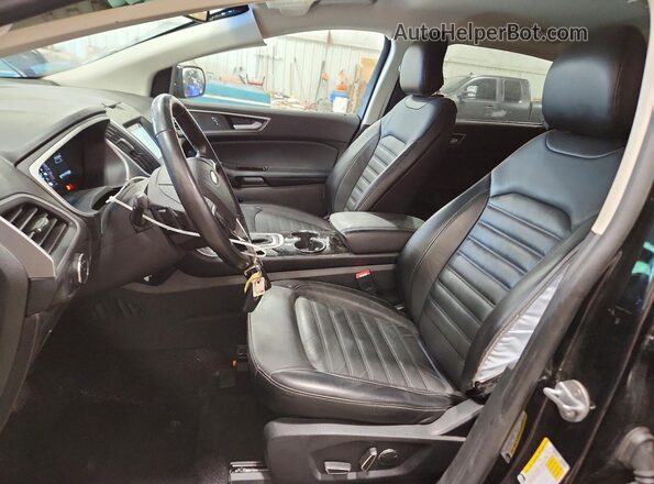 2FMPK3J95HBB93470 2017 FORD EDGE Black Vista interior delantera