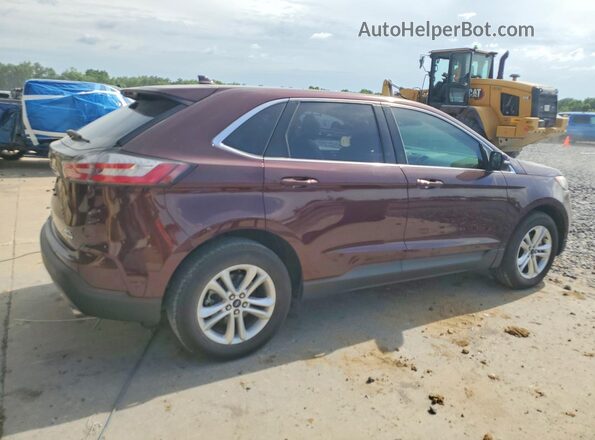 2FMPK3J95KBB93282 2019 FORD EDGE Burgundy Задня права чверть