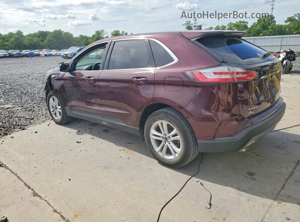 2FMPK3J95KBB93282 2019 FORD EDGE Burgundy Задня ліва чверть