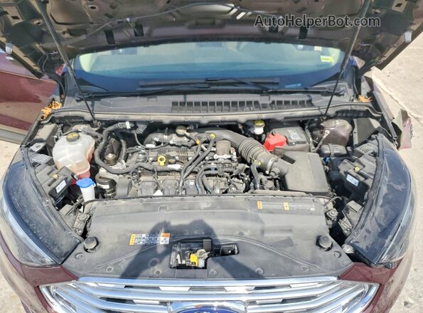 2FMPK3J95KBB93282 2019 FORD EDGE Burgundy Вид підкапотного простору