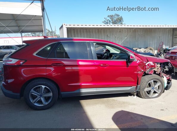 2FMPK3J95KBC48717 2019 FORD EDGE Red 360 interior view