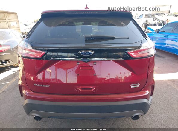 2FMPK3J95KBC48717 2019 FORD EDGE Red 