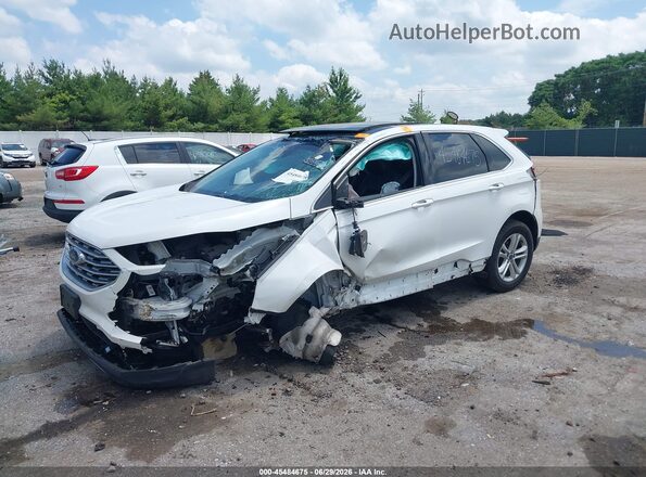 2FMPK3J95LBA18449 2020 FORD EDGE White Առջևի ձախ երեք քառորդ տեսարան