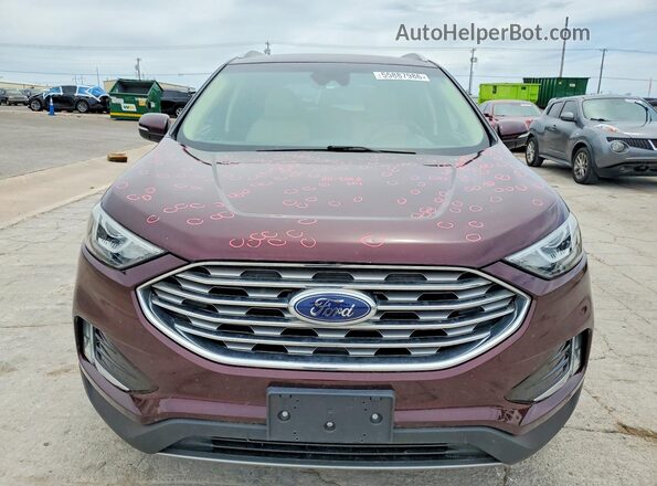 2FMPK3J95LBA82877 2020 FORD EDGE Burgundy Front view