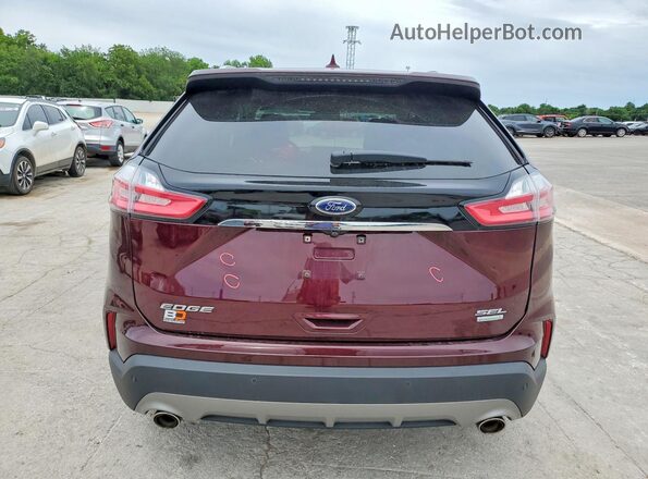 2FMPK3J95LBA82877 2020 FORD EDGE Burgundy Rear view