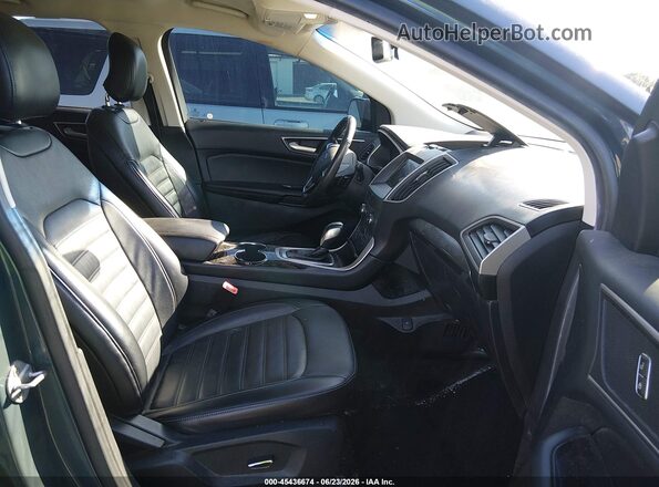 2FMPK3J96GBC40391 2016 FORD EDGE Blue Widok wnętrza z przodu