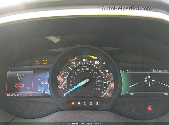 2FMPK3J96GBC40391 2016 FORD EDGE Blue Widok tylnych siedzeń