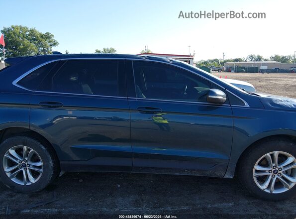 2FMPK3J96GBC40391 2016 FORD EDGE Blue Widok wnętrza z tyłu
