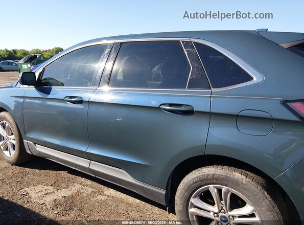 2FMPK3J96GBC40391 2016 FORD EDGE Blue Widok wnętrza 360 stopni