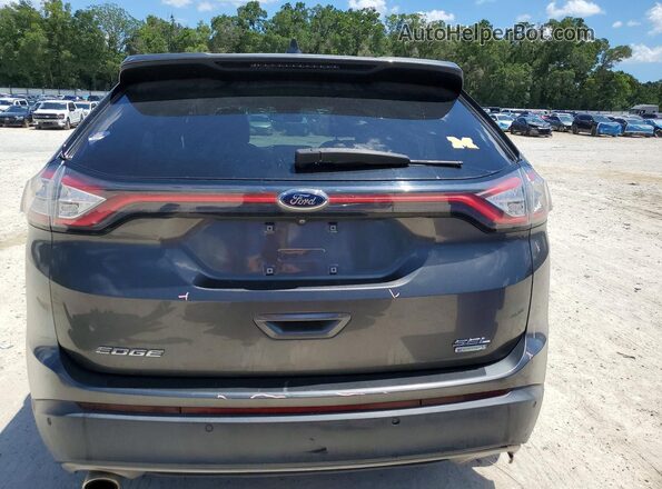 2FMPK3J96HBC01432 2017 FORD EDGE Gray უკანა ხედი