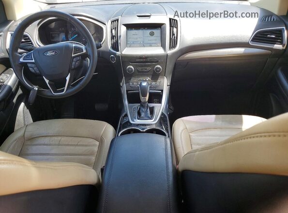 2FMPK3J96HBC01432 2017 FORD EDGE Gray წინა პანელის ხედი