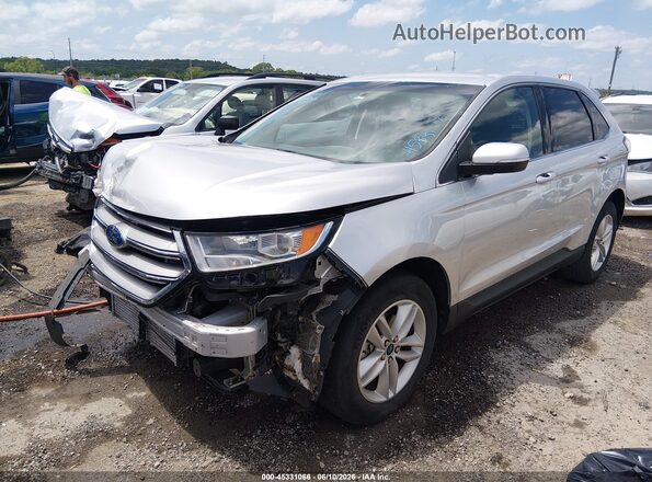 2FMPK3J96HBC27674 2017 FORD EDGE Silver წინა მარცხენა ხედი სამი მეოთხედიდან