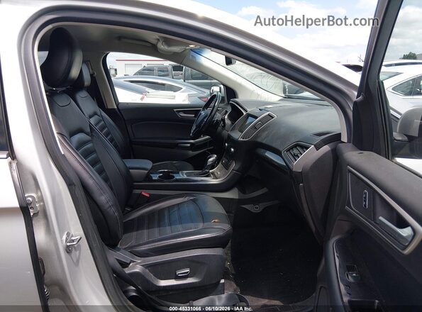 2FMPK3J96HBC27674 2017 FORD EDGE Silver წინა სალონის ხედი