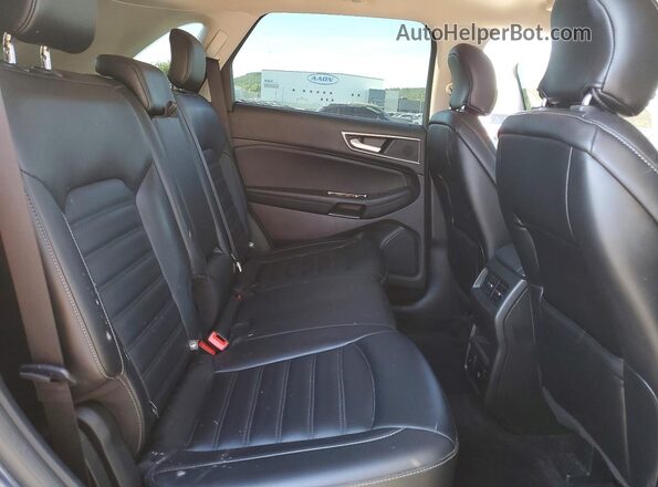 2FMPK3J96KBC61962 2019 FORD EDGE Blue Widok wnętrza z tyłu