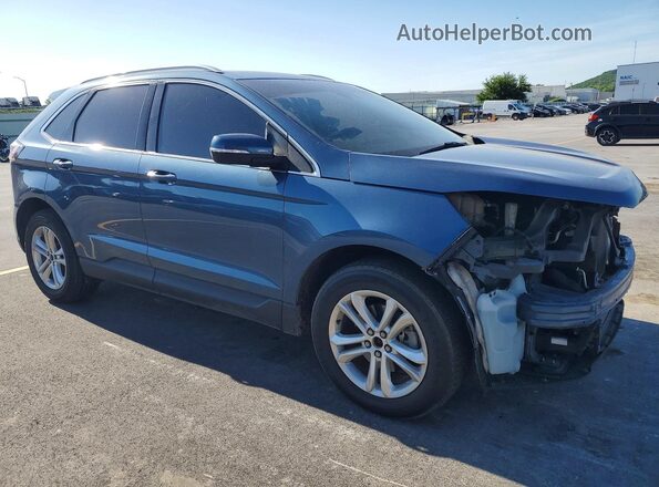 2FMPK3J96KBC61962 2019 FORD EDGE Blue Przód prawy