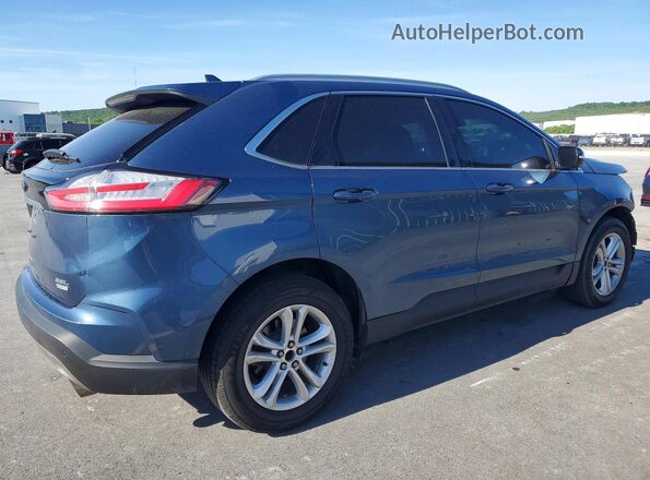 2FMPK3J96KBC61962 2019 FORD EDGE Blue Tył prawy