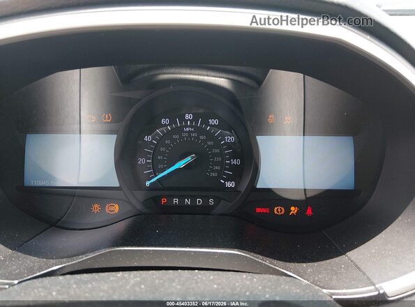 2FMPK3J96LBA45062 2020 FORD EDGE White Vista de los asientos traseros