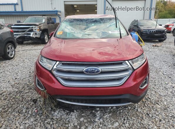 2FMPK3J97GBB25475 2016 FORD EDGE Красный Вид спереди