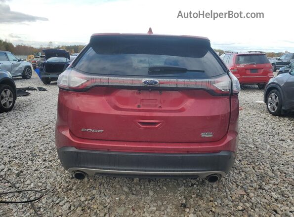 2FMPK3J97GBB25475 2016 FORD EDGE Красный Вид сзади