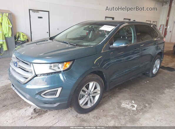2FMPK3J97GBB71890 2016 FORD EDGE Blue Front left