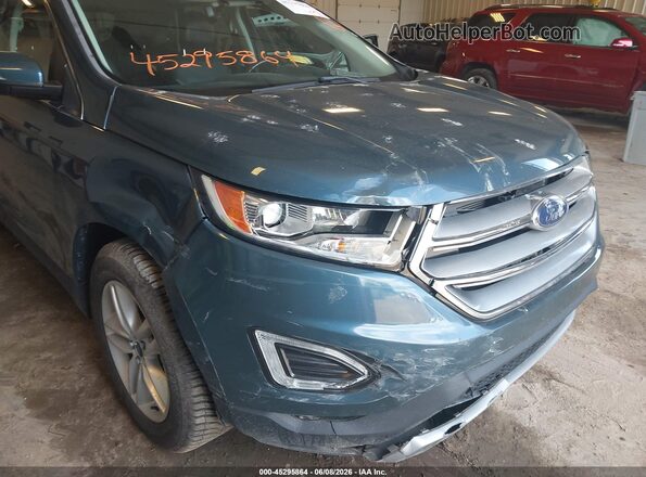2FMPK3J97GBB71890 2016 FORD EDGE Blue Front view