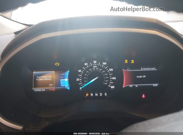 2FMPK3J97GBB71890 2016 FORD EDGE Blue Rear seats view