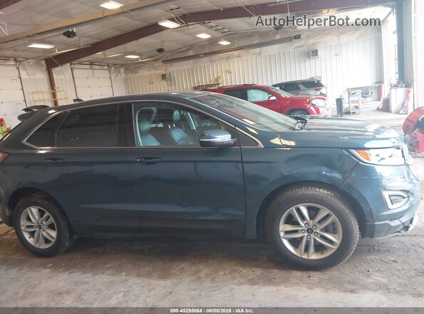2FMPK3J97GBB71890 2016 FORD EDGE Blue Rear interior view