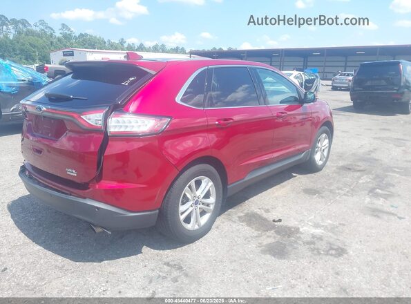 2FMPK3J97GBC19680 2016 FORD EDGE Red Հետևի աջ