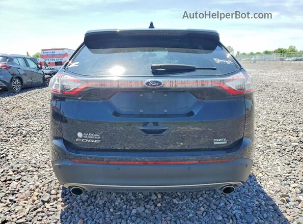 2FMPK3J97GBC25477 2016 FORD EDGE Black Rear view