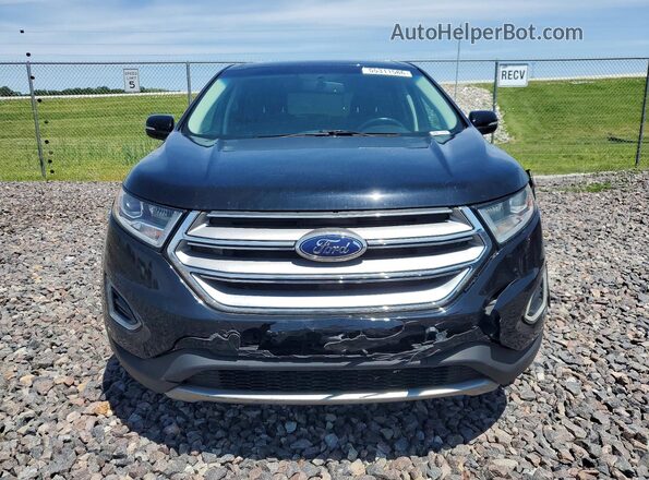 2FMPK3J97GBC25477 2016 FORD EDGE Black Front view
