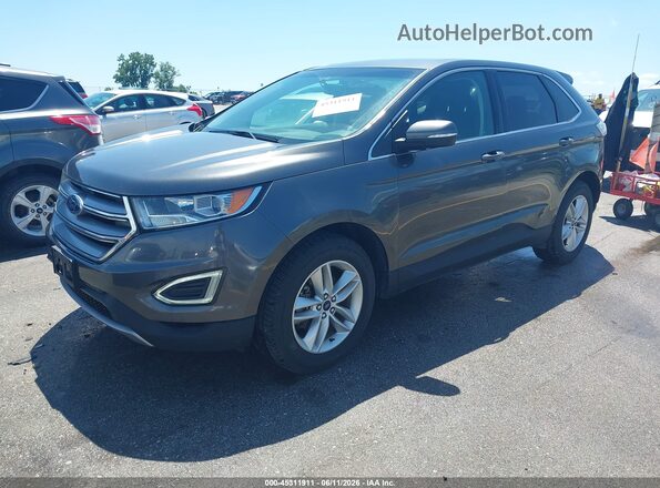 2FMPK3J97HBC37341 2017 FORD EDGE Gray წინა მარცხენა ხედი სამი მეოთხედიდან